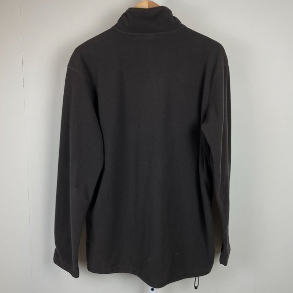 Colorado‎ Clothing Tech Series Fleece Jacket Brown 1/4 Zip Pullover Mens Medium - Picture 5 of 6